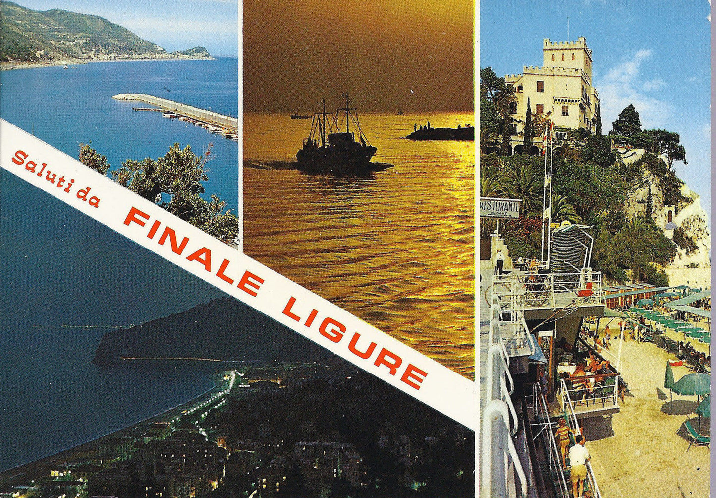 FINALE LIGURE - 4 VEDUTE - V 1976 - FG