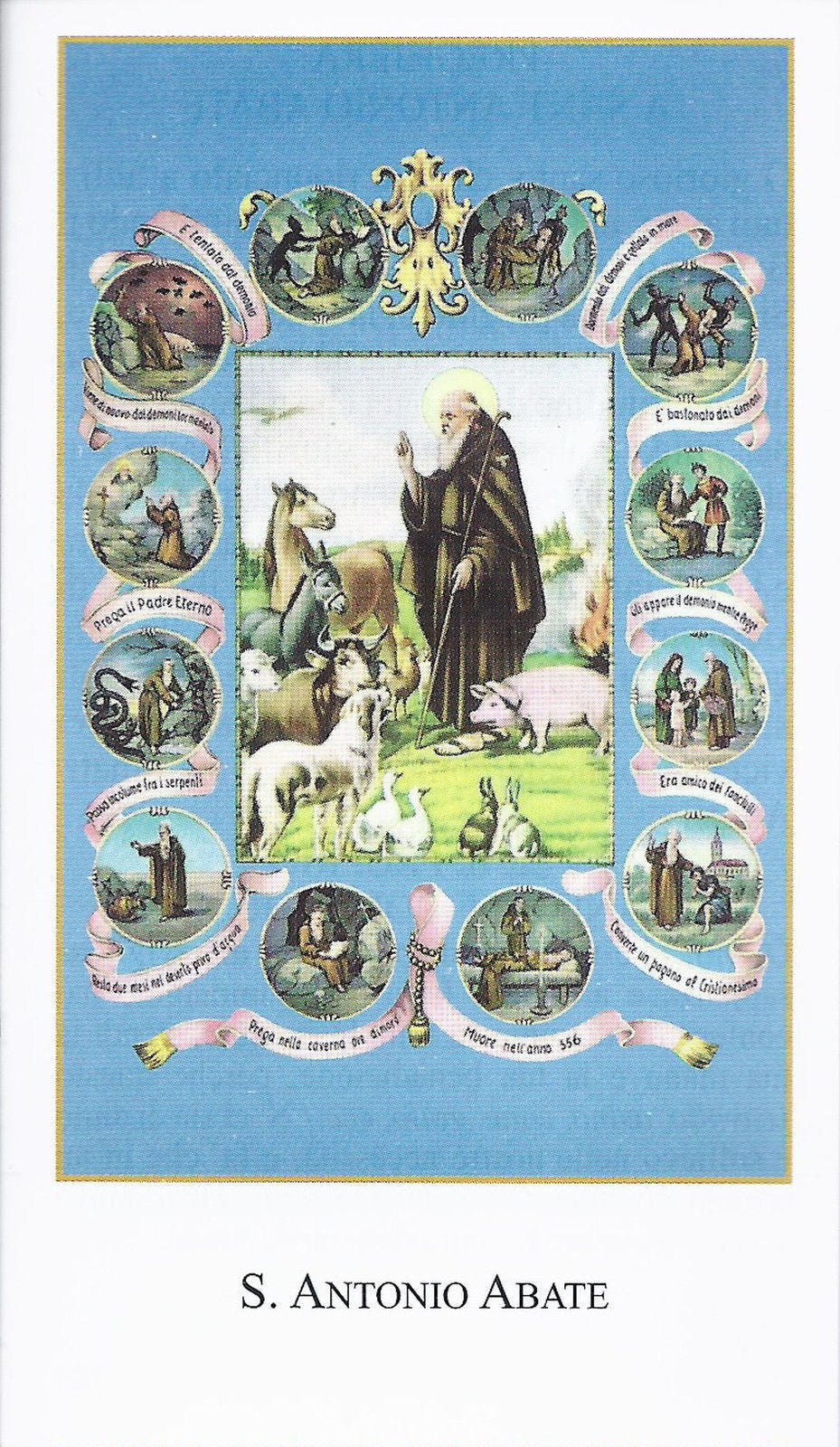 S. ANTONIO ABATE - SANTINO - AS013-238 - Ed. Paco