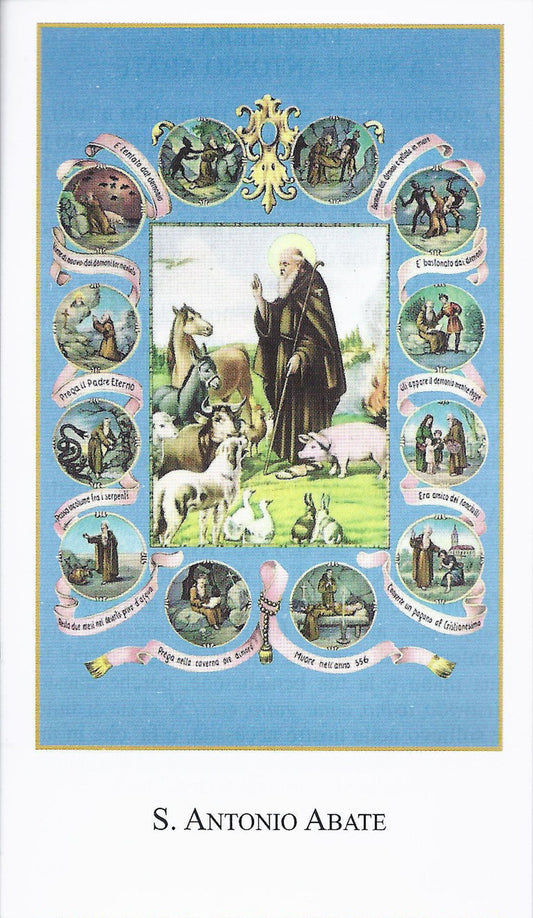 S. ANTONIO ABATE - SANTINO - AS013-238 - Ed. Paco
