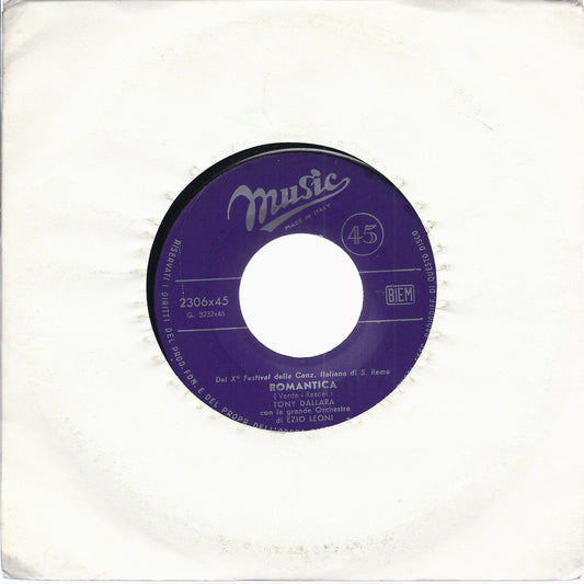 ROMANTICA - NON SEI FELICE # TONY DALLARA - Sanremo 1960