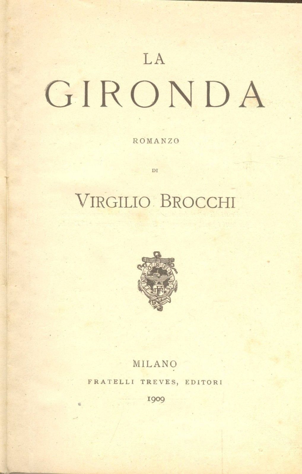 LA GIRONDA - VIRGILIO BROCCHI