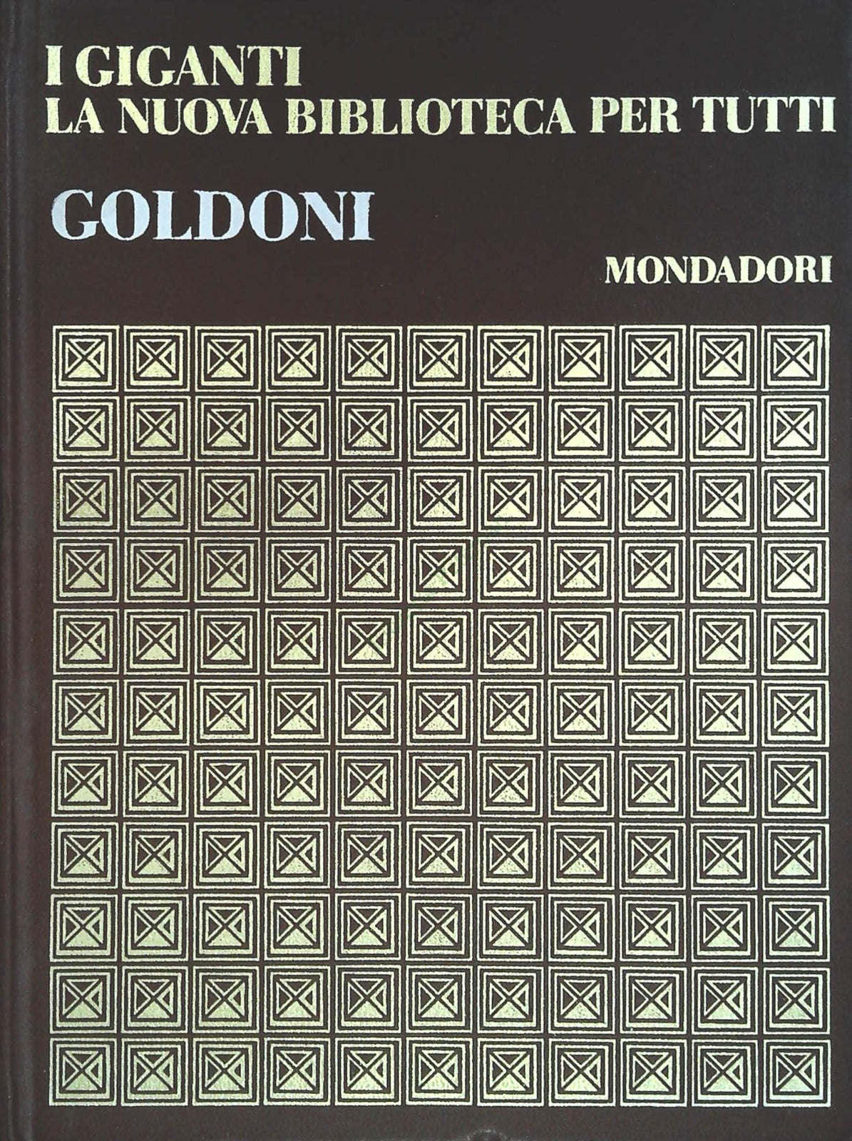 GOLDONI - I GIGANTI  - MONDADORI 1969 - OUTLET DEL LIBRO