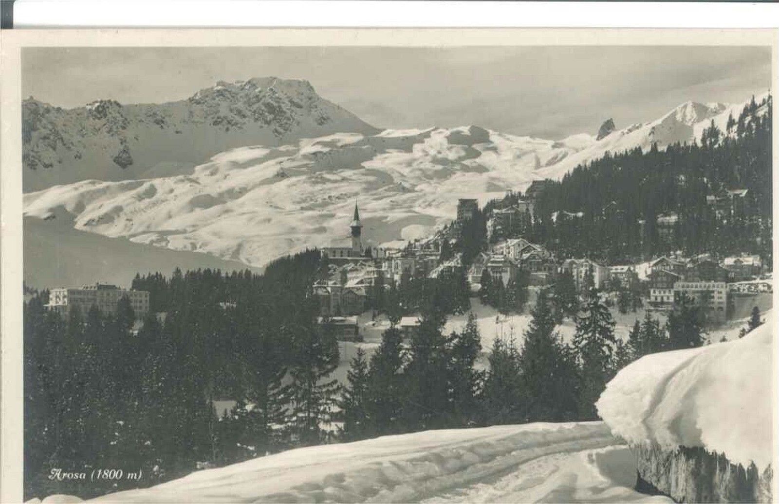 AROSA - PANORAMA - SWITZERLAND - 1929