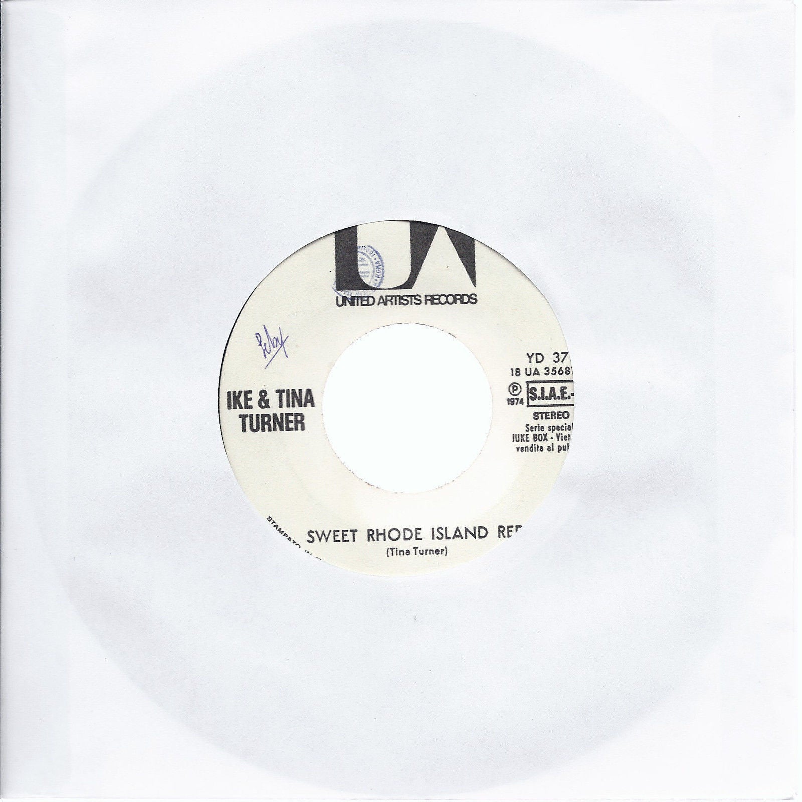 SWEET RHODE ISLAND RED # IKE & TINA TURNER - SIGNORA MIA # SANDRO GIACOBBE - J.B