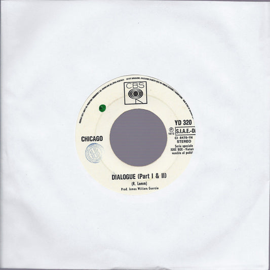 DIALOGUE Part I & II # CHICAGO -- HARMONY # ARTIE KAPLAN - Edizione per Juke Box