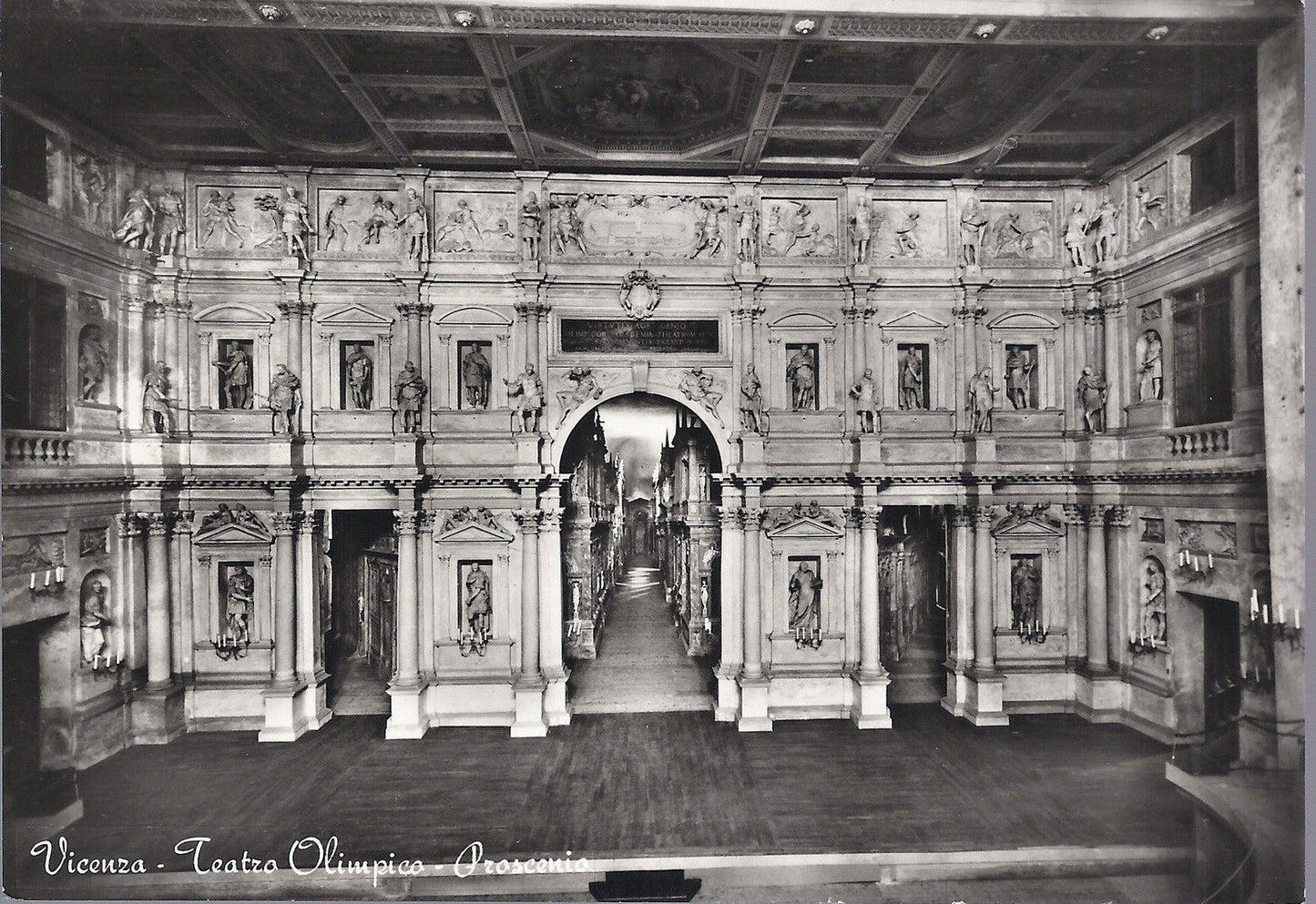 VICENZA - TEATRO OLIMPICO - PROSCENIO - V 1964 - FG