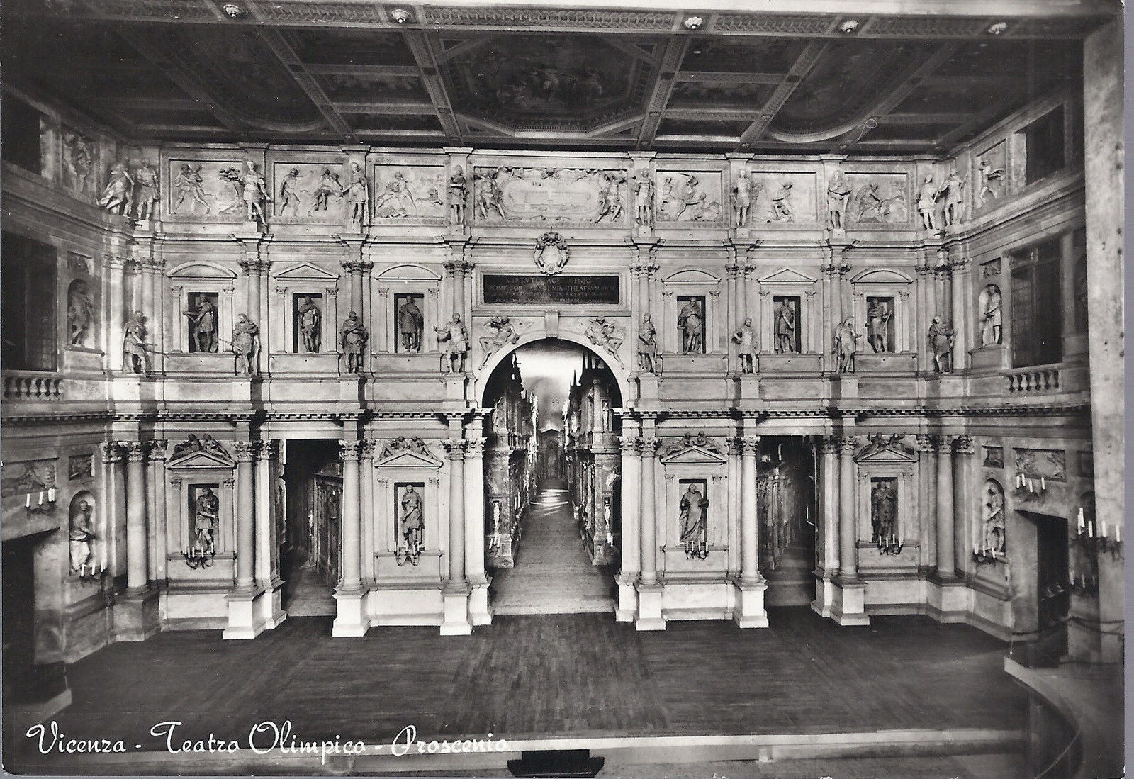 VICENZA - TEATRO OLIMPICO - PROSCENIO - V 1964 - FG