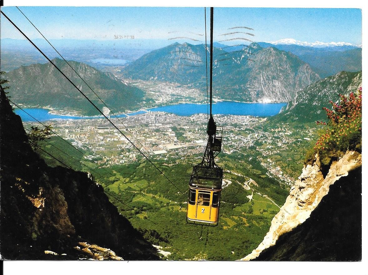 LECCO - VISTA DALLA FUNIVIA PIANI D'ERNA - V1970