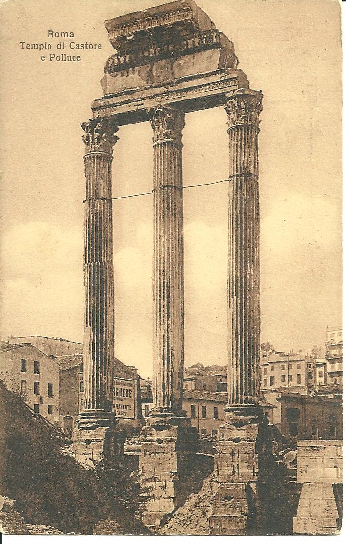 ROMA - TEMPIO DI CASTORE EPOLLUCE - V1913