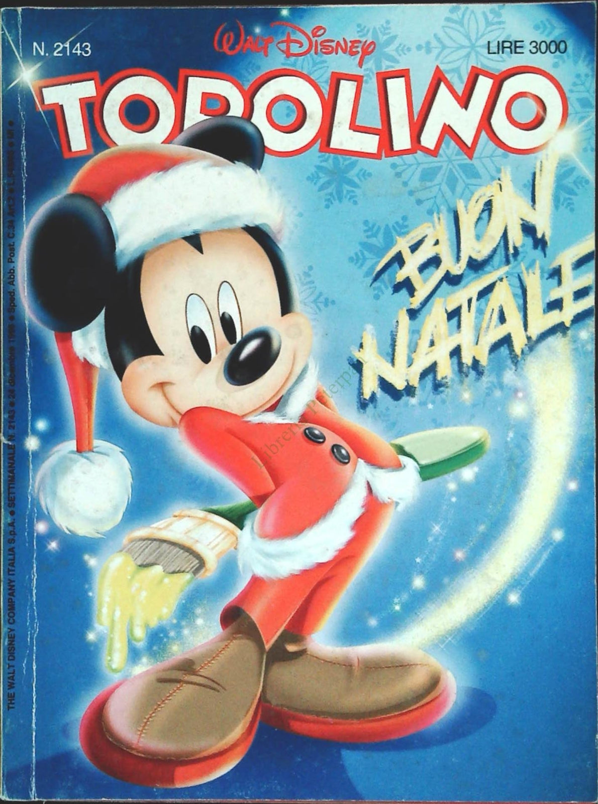 TOPOLINO N. 2143 - 24 DICEMBRE 1996