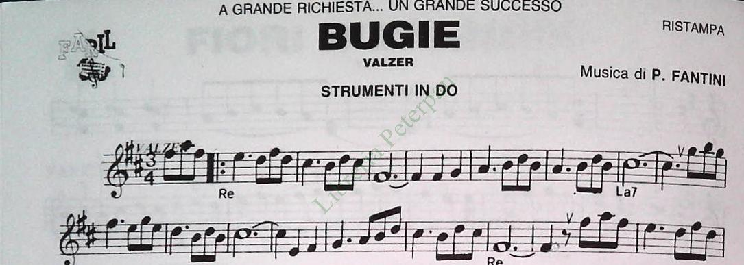 ANNI DI FUOCO DELLA FILUZZI BOLOGNESE - 24 BRANI - SPARTITO-SHEET MUSIC