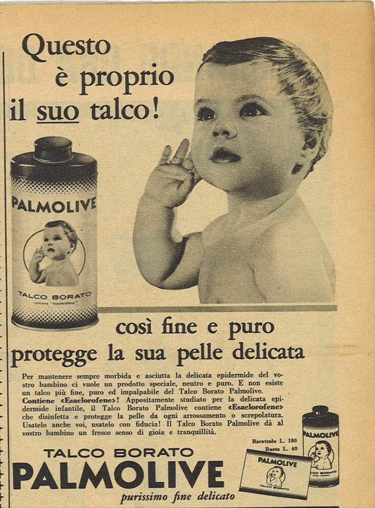 BOROTALCO PALMOLIVE- ADVERTISING