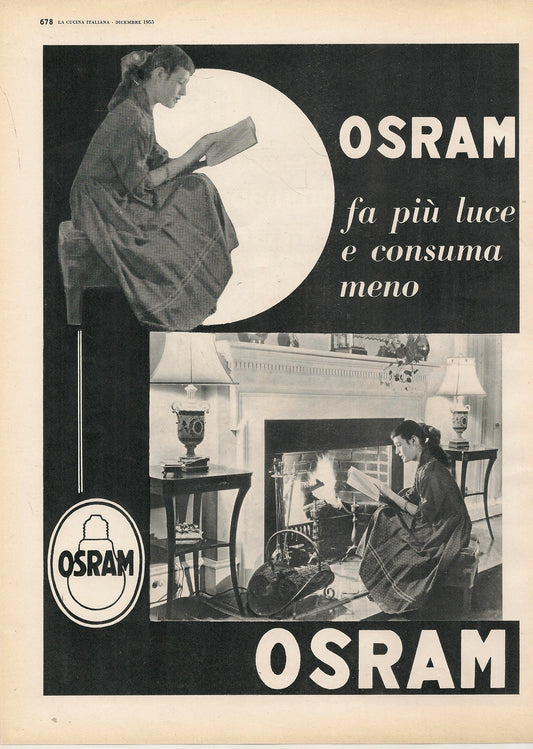 OSRAM. FA PIU' LUCE E CONSUMA MENO - ADVERTISING