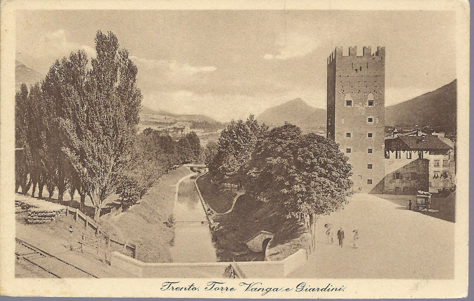 TRENTO - TORRE VANGA E GIARDINI - NV - FP