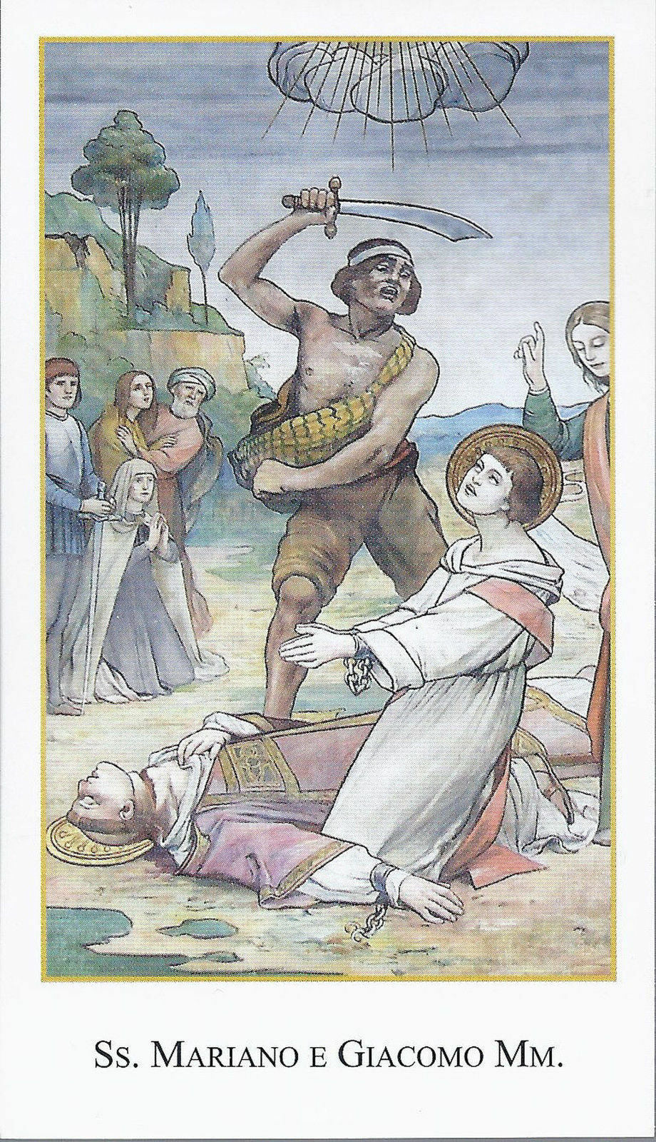 SS. MARIANO e GIACOMO MM. - SANTINO - AS014-333 - Ed. Paco