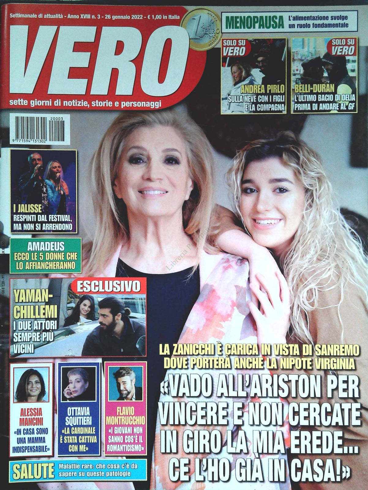 VERO 26 GENNAIO 2022 - ZANICCHIU - ALISSE - AMAN-CHILLEMI