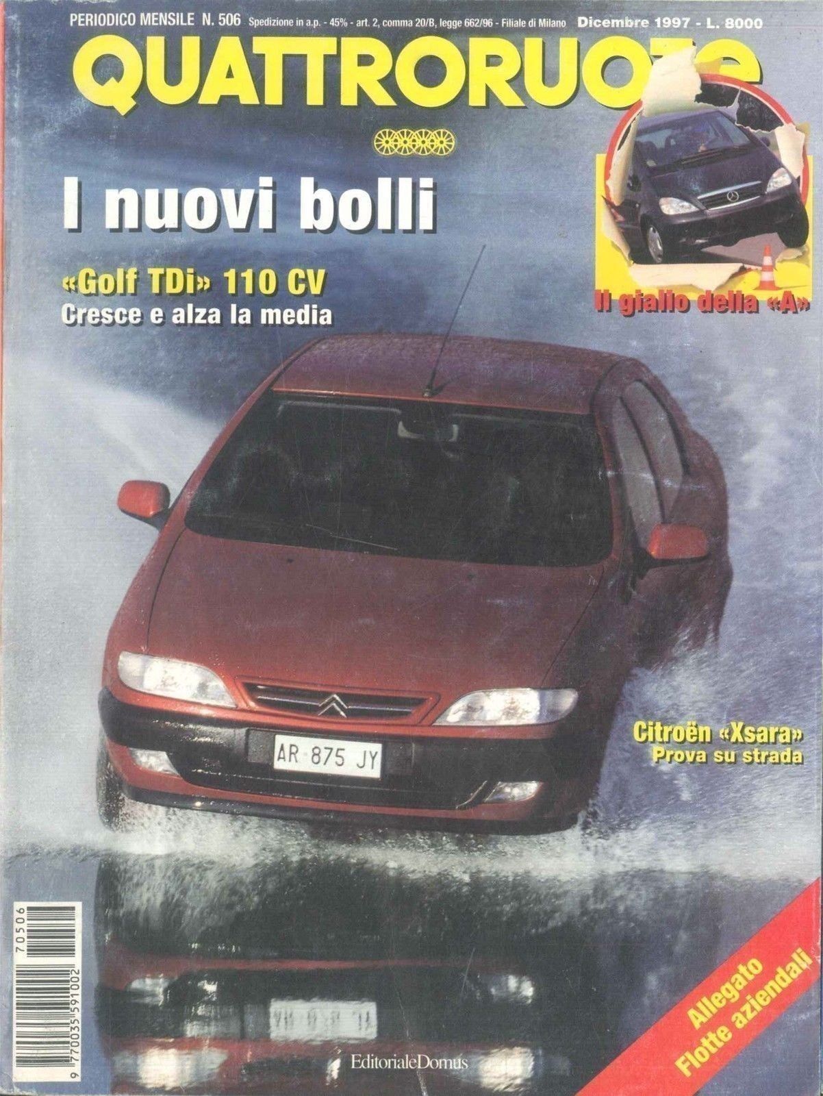 QUATTRORUOTE N 506 - DICEMBRE 1997