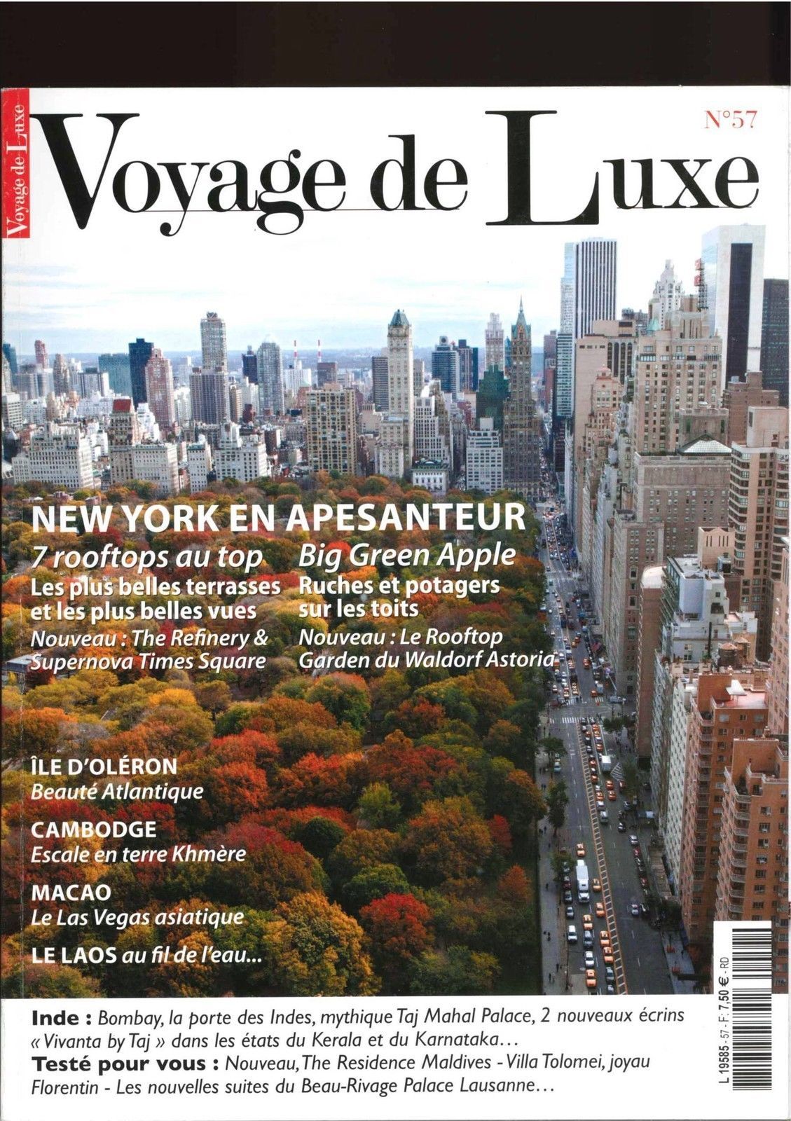 VOYAGE DE LUXE N 57 - NOVEMBRE 2013