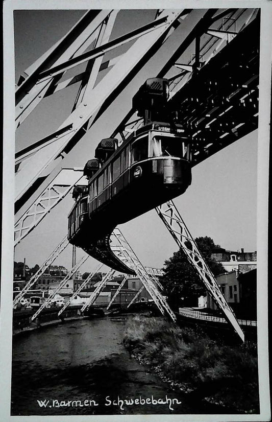 WUPPERTAL BARMEN - SCHWEBEBBAHN - V1955