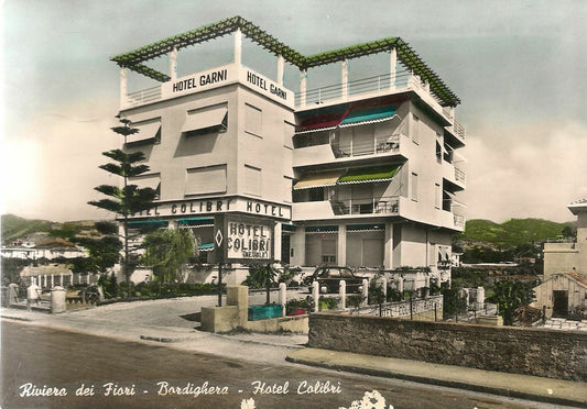 BORDIGHERA - HOTEL COLIBRI' - ACQUARELLATA - NV