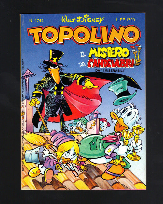 TOPOLINO N° 1744 - 30 APRILE 1989