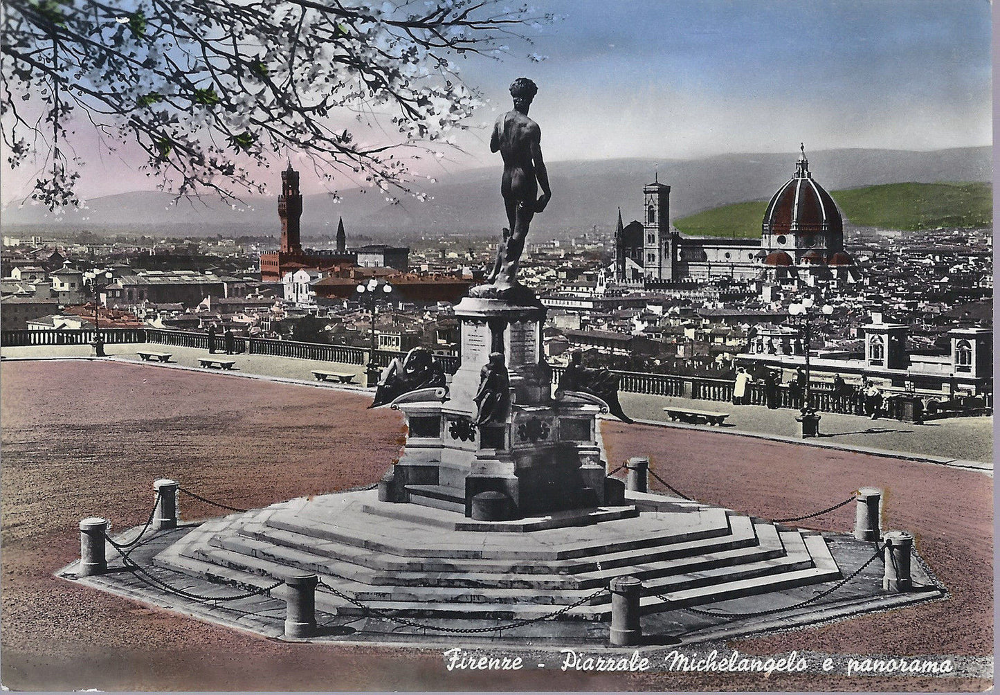 FIRENZE - PIAZZALE MICHELANGELO E PANORAMA - NV - ACQUERELLA