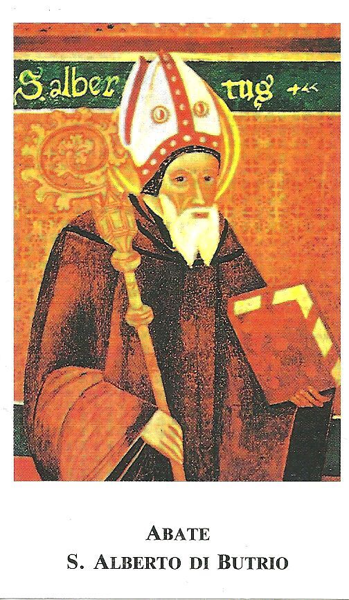 S. ALBERTO DI BUTRIO ABATE - HOLY CARD