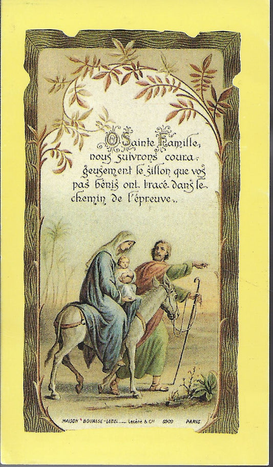 LA SACRA FAMIGLIA VA IN EGITTO - SANTINO AS015-367 Bouasse L