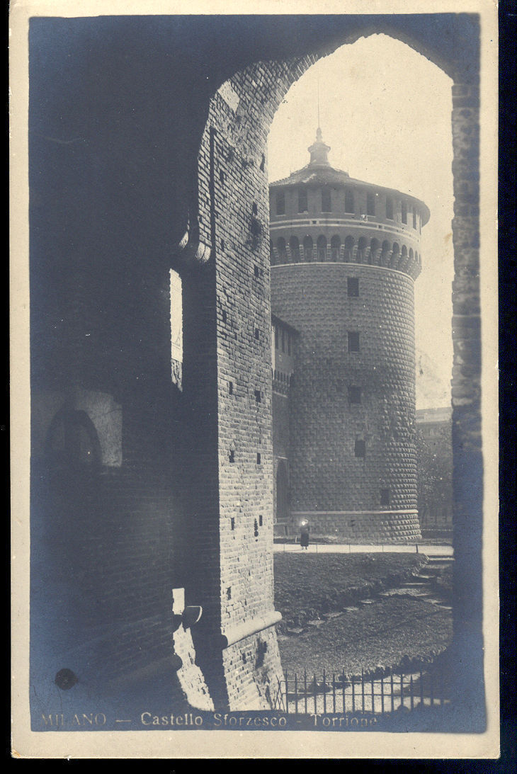 MILANO - CASTELLO SFORZESCO - TORRIONE - V1925