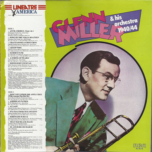 GLENN MILLER e his orchestra 1940-44 - LINEATRE AMERICA