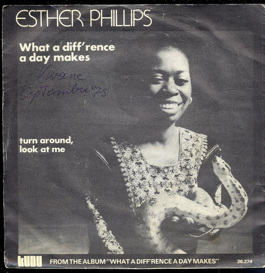 WHAT A DIFF'RENCE A DAY MAKES - TURN AROUND, LOOK AT ME # ESTHER PHILLIPS