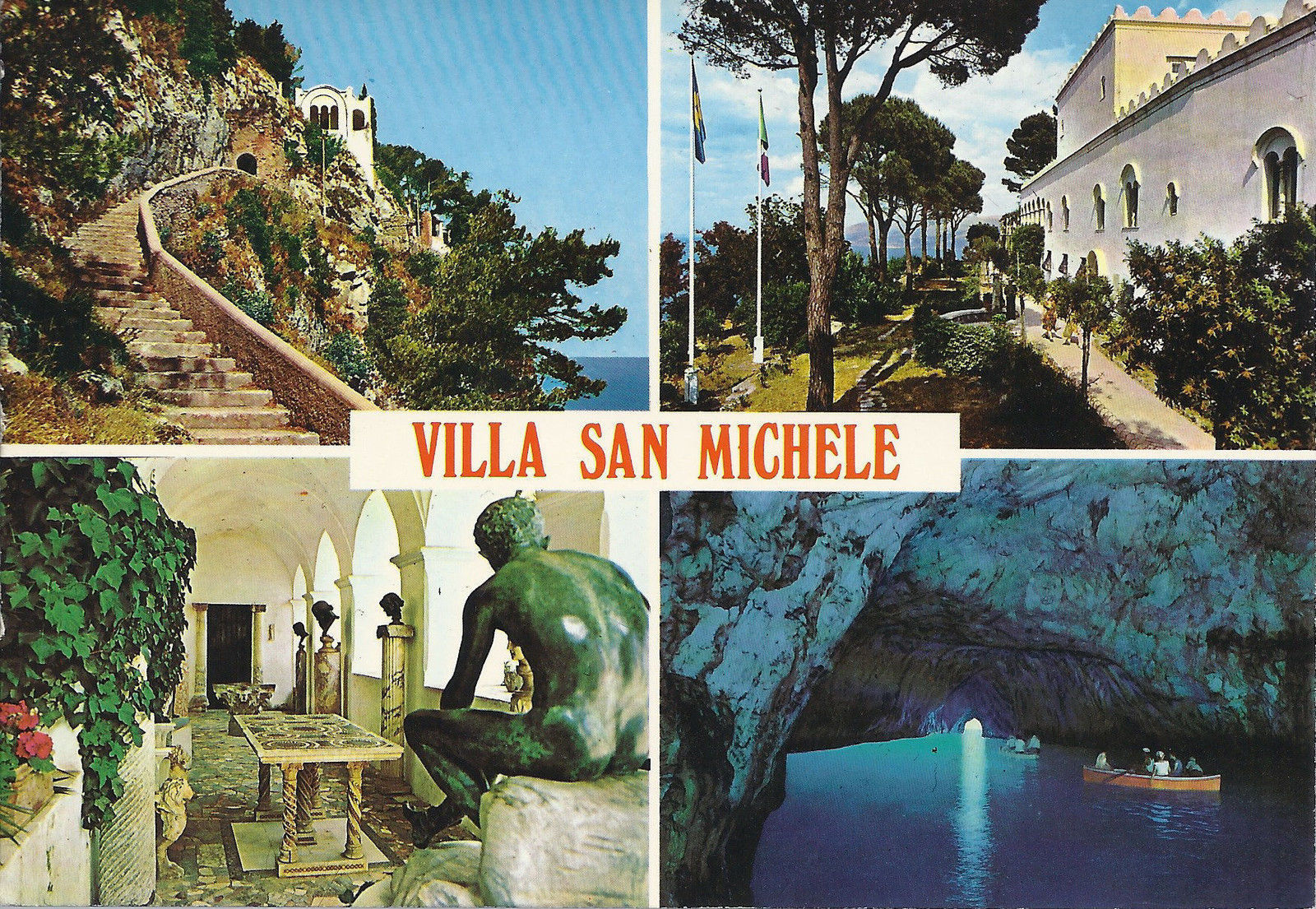 ANACAPRI - VILLA S. MICHELE - 4 VEDUTE - VIBSD