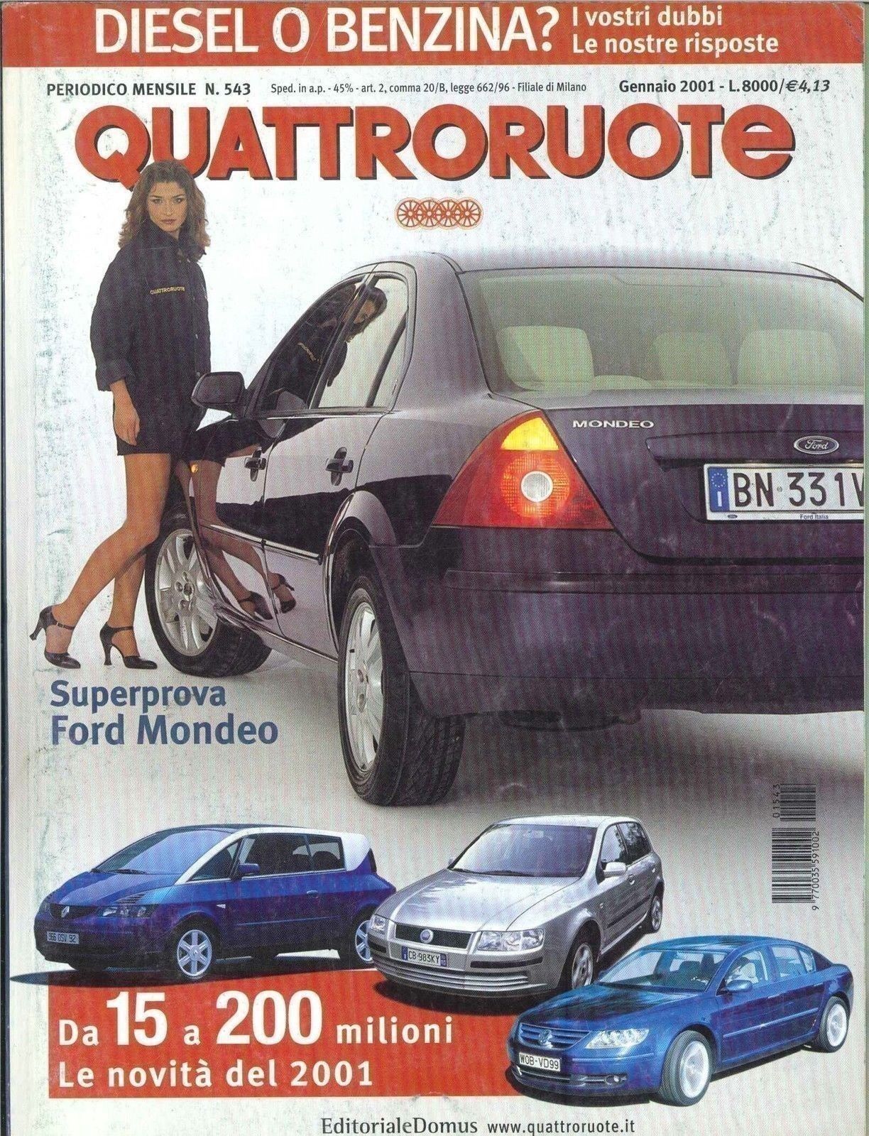 QUATTRORUOTE N 543 - GENNAIO 2001