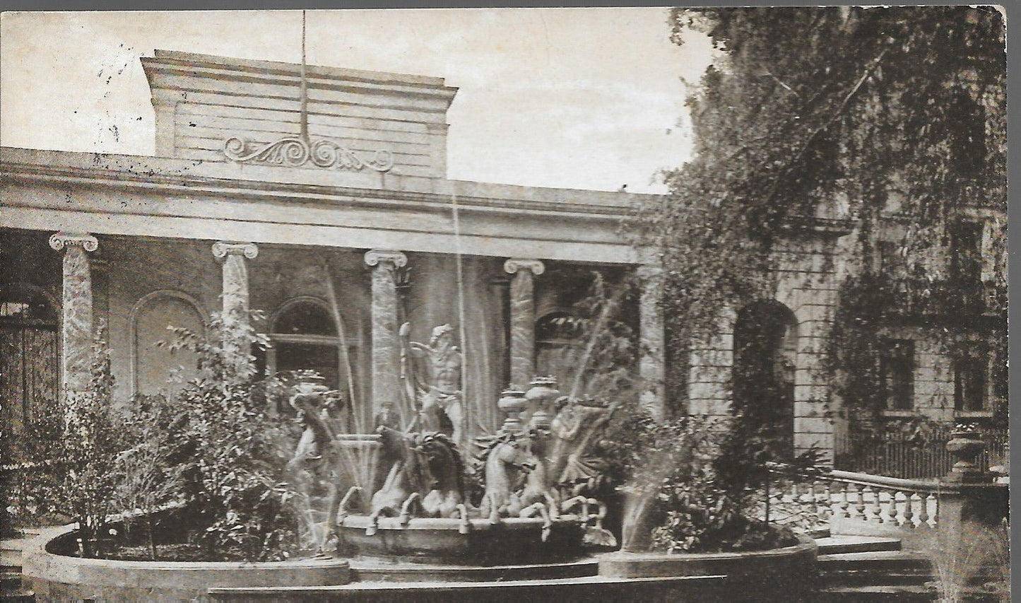 CHELTENHAM - FOUNTAIN ON PROMENADE - V/1921