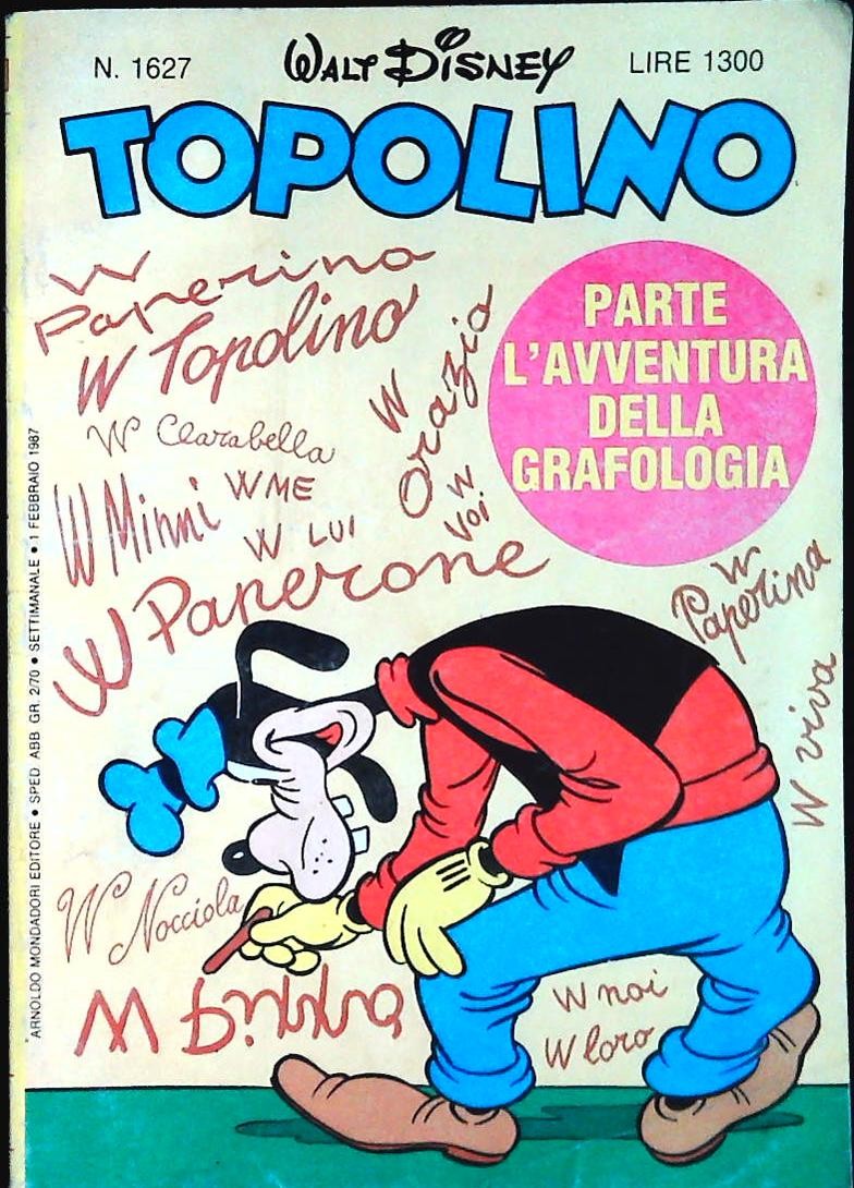 TOPOLINO N. 1627 - 1 FEBBRAIO 1987