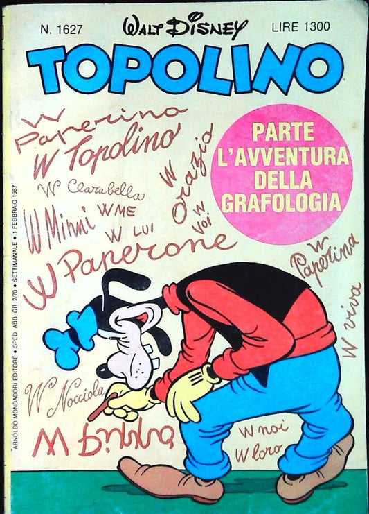 TOPOLINO N. 1627 - 1 FEBBRAIO 1987