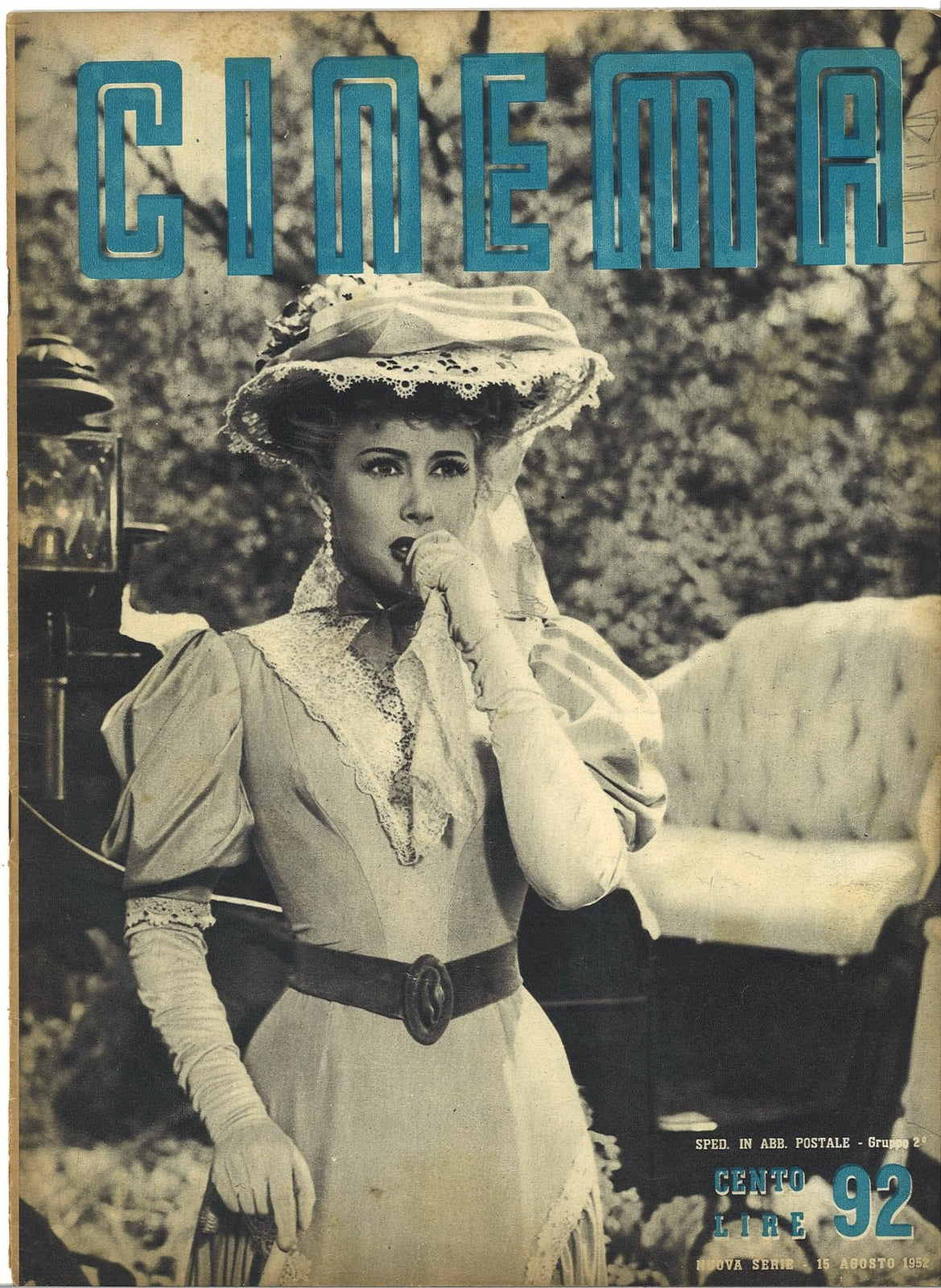 CINEMA  92 - AGOSTO 1952