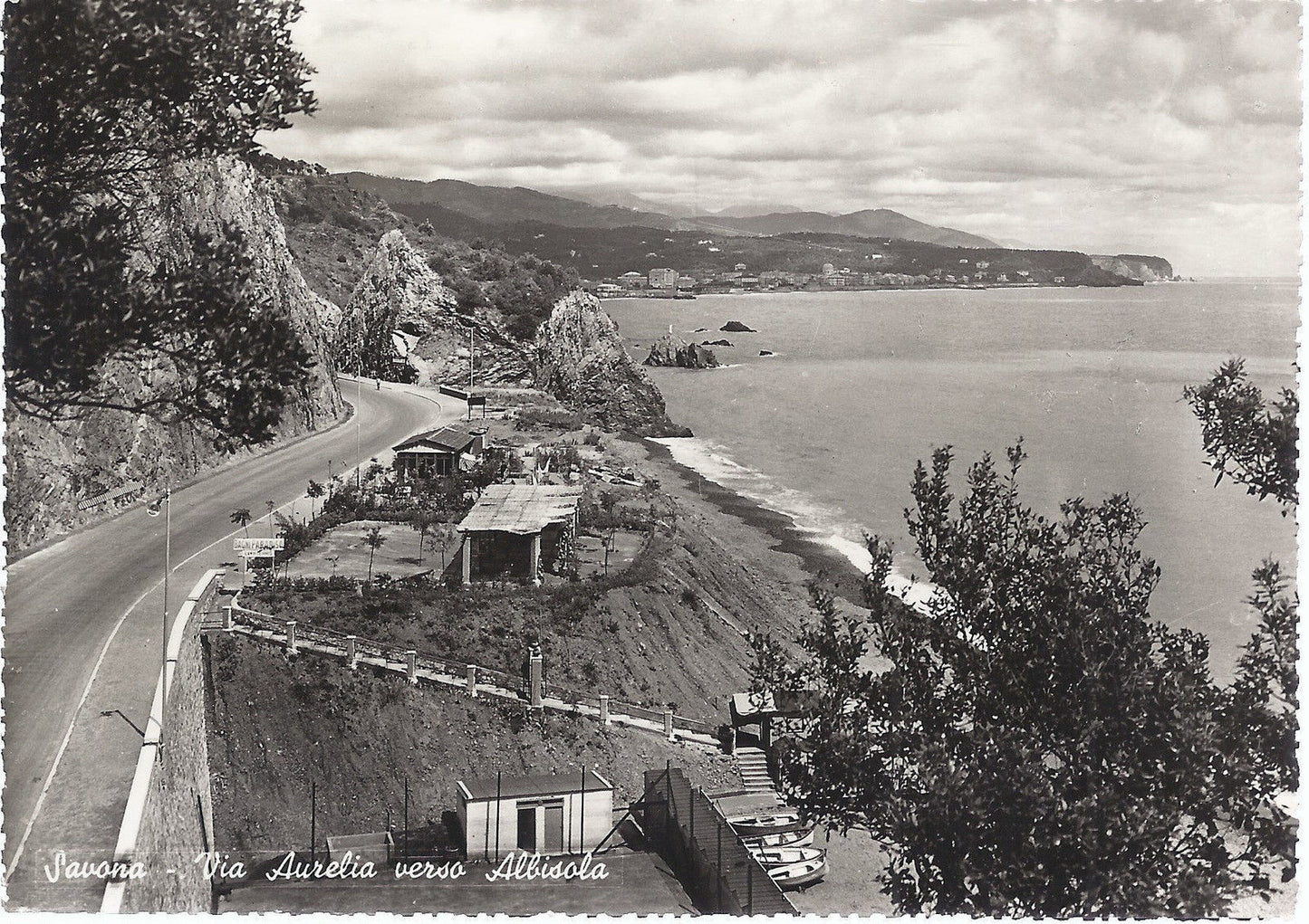 SAVONA - VIA AURELIA VERSO ALBISOLA - V 1941 - FG