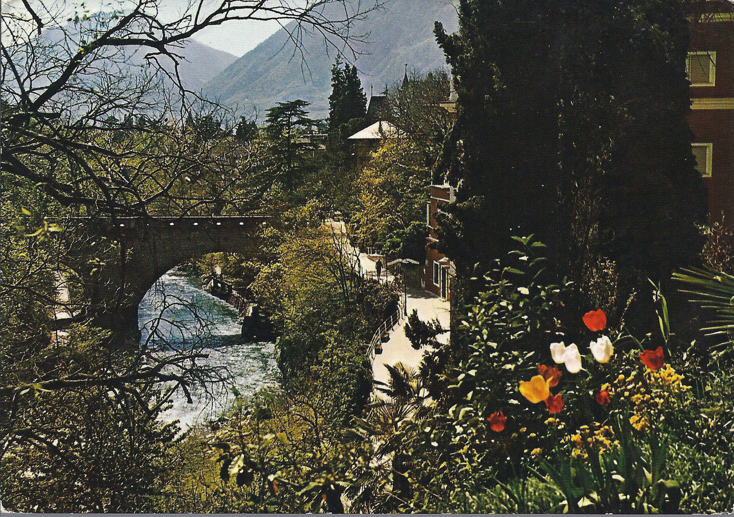 MERAN - PASSEGGIATA GILF, PONTE ROMANO - GILFPROMENADE, STEI