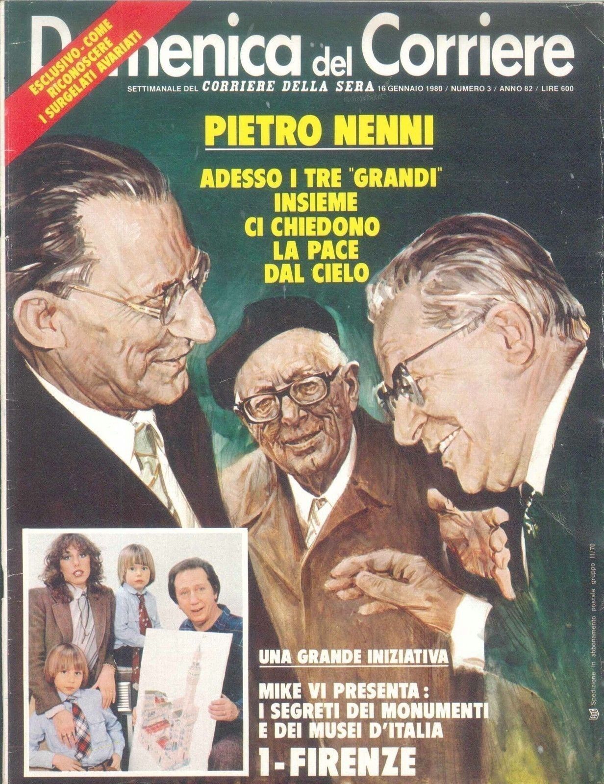 DOMENICA DEL CORRIERE N 3 - 16 GENNAIO 1980