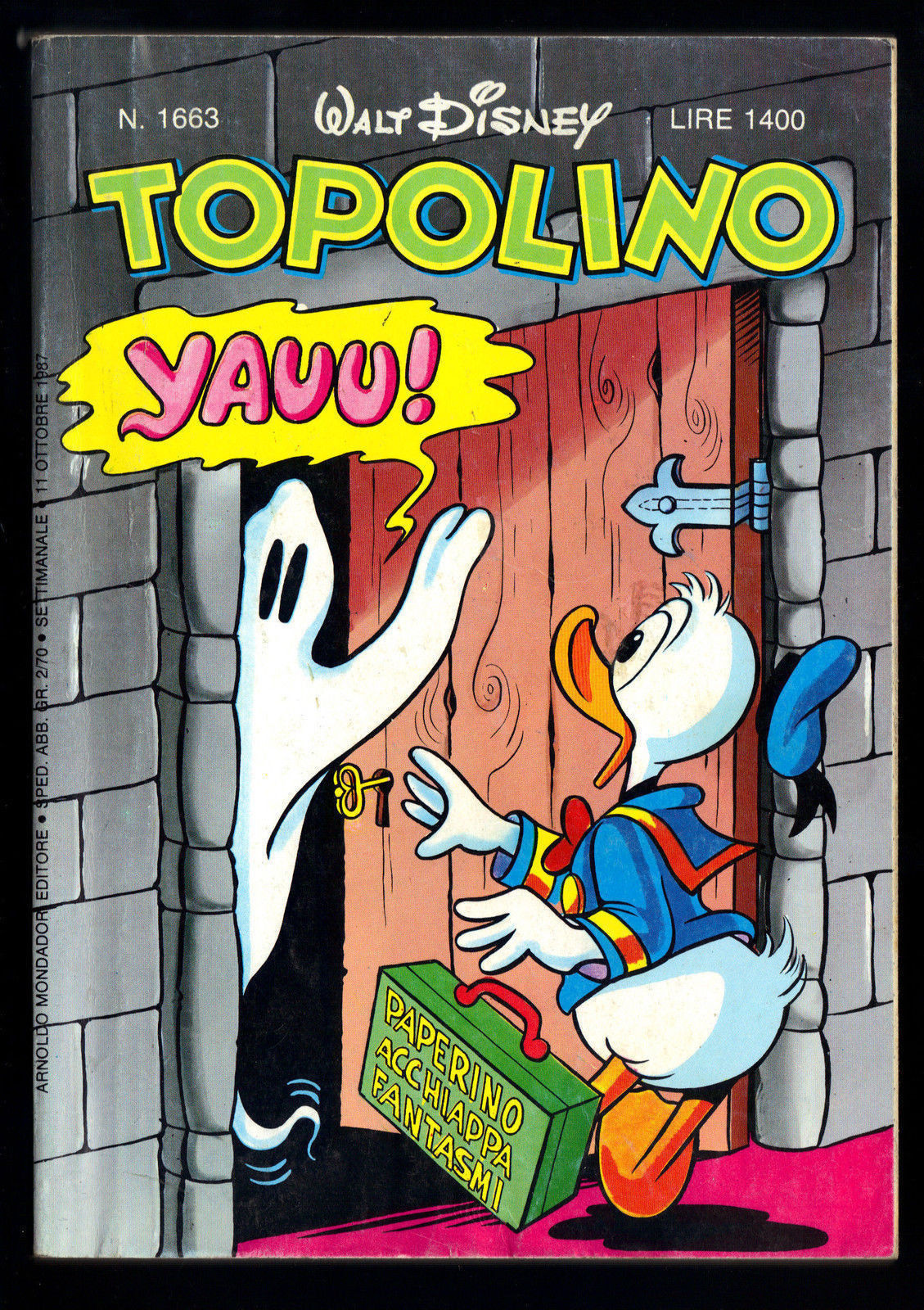 TOPOLINO N° 1663 - 11 OTTOBRE 1987