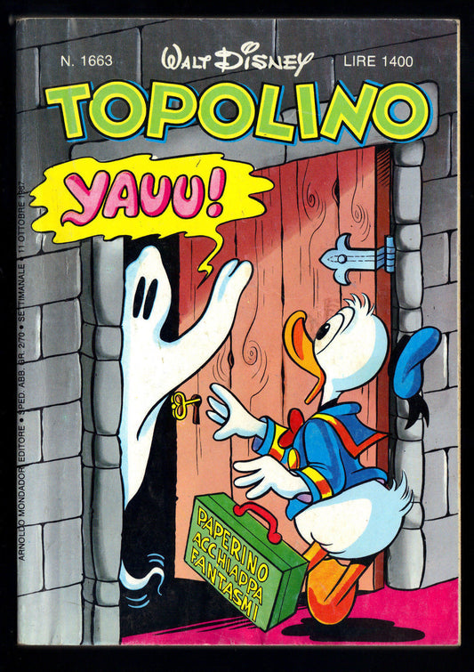 TOPOLINO N° 1663 - 11 OTTOBRE 1987