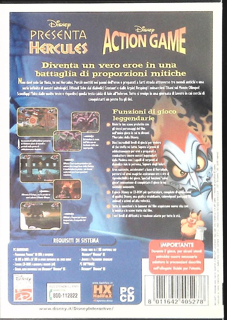 HERCULES . ACTION GAME DISNEY . PCCD
