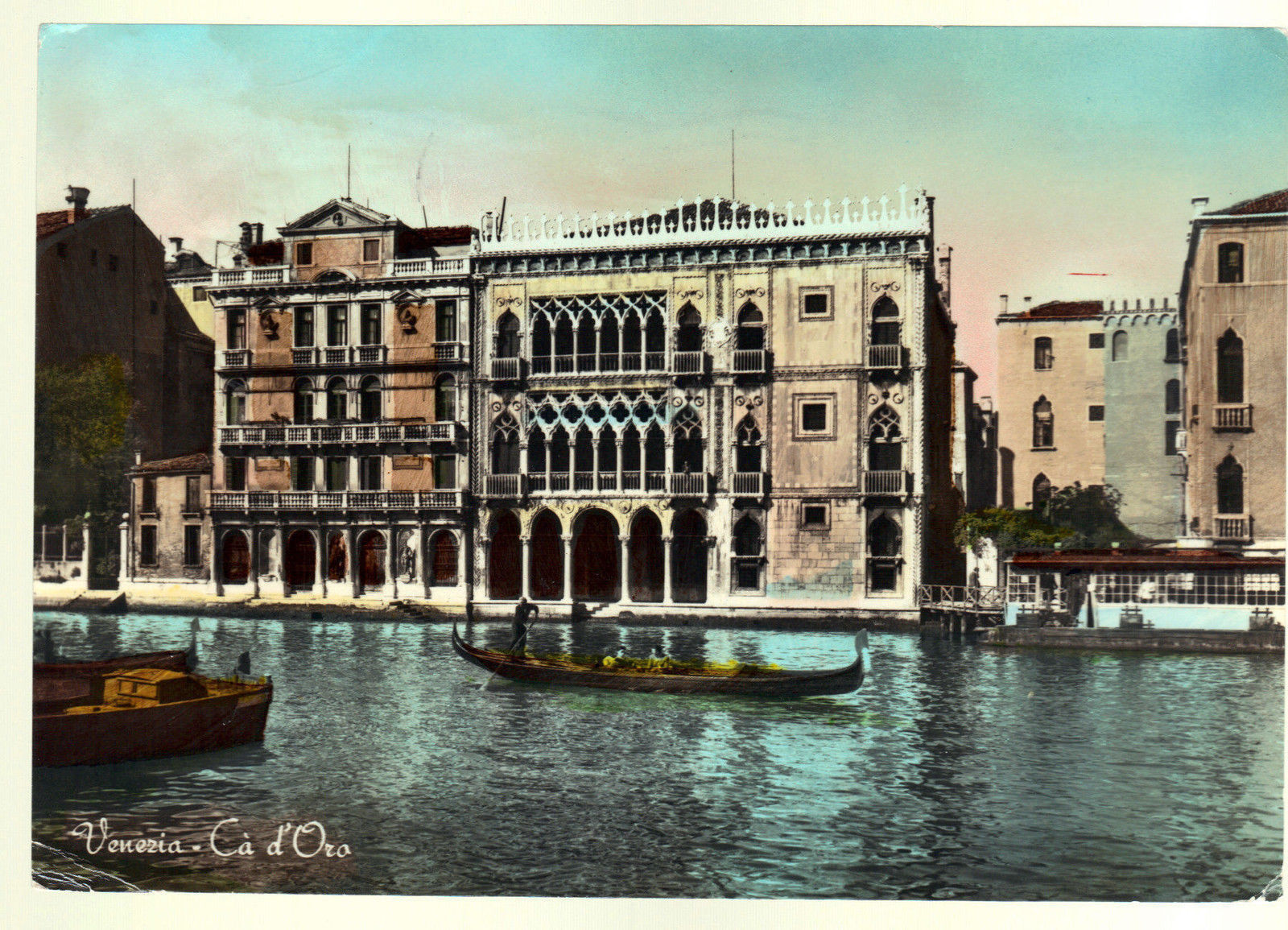 VENEZIA - CA' D'ORO - V ANNI'50 - ACQUERELLAT