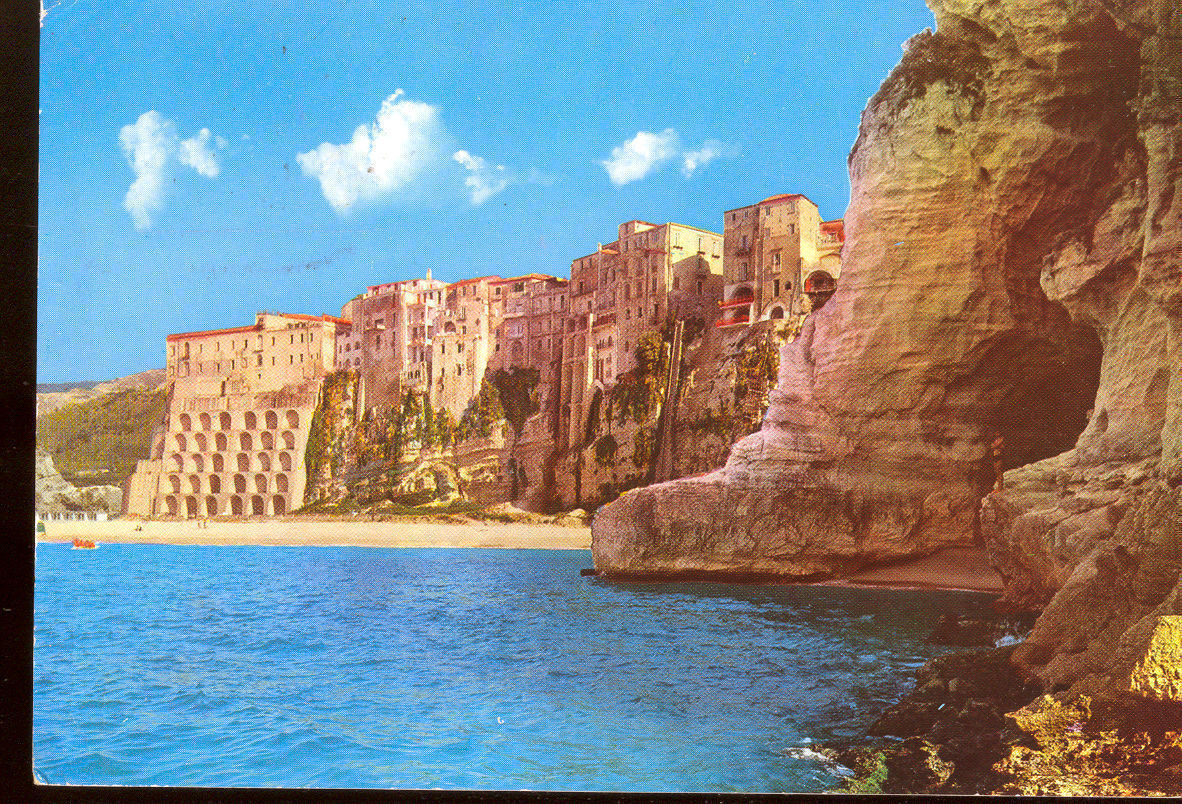 TROPEA - SCORCIO DALLA GROTTA AZZURRA - V1969