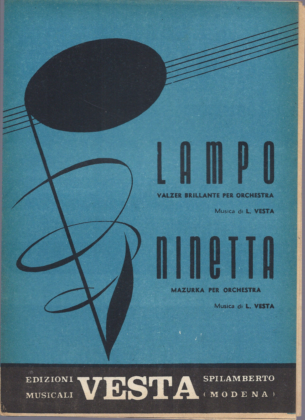 LAMPO - NINETTA ( L. Vesta ) # SPARTITO - Edizioni Vesta