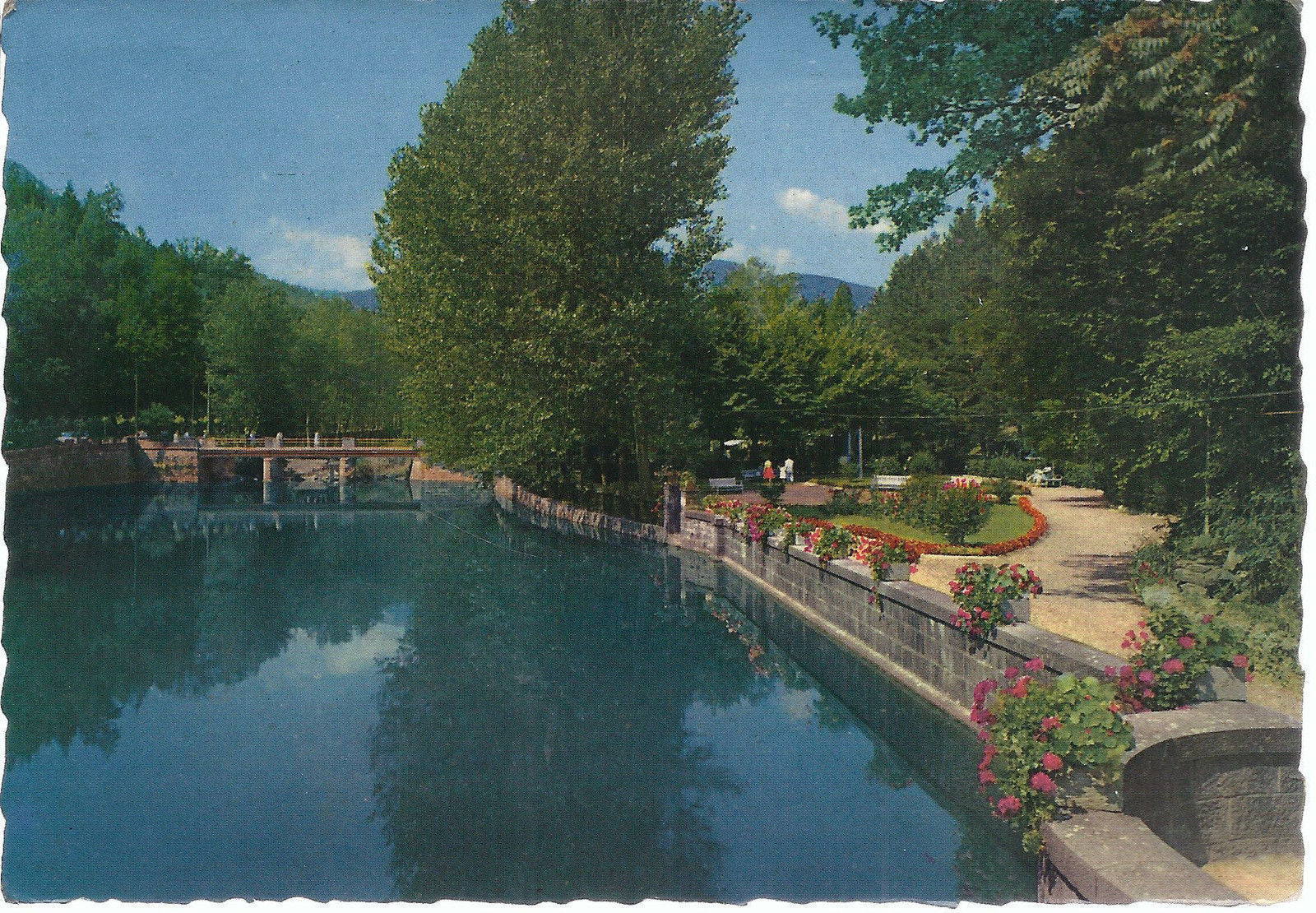 PORRETTA TERME - IL LAGHETTO E PARCO DELLE TERME - V 1963 - 