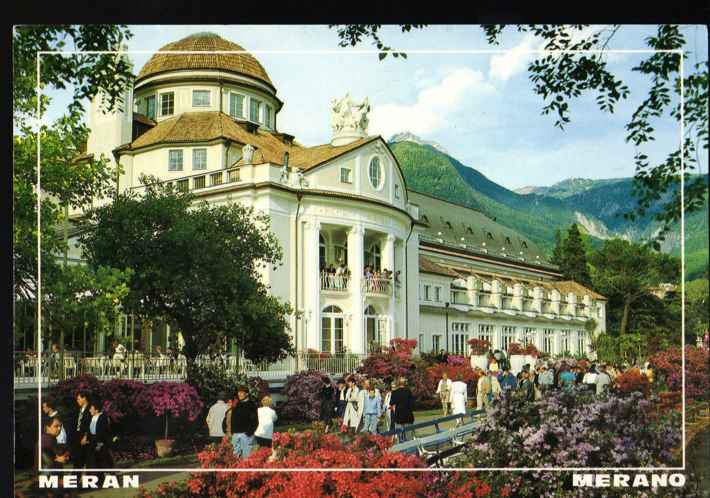 MERANO - KURSAAL E CIMA IVIGNA  - MERAN - KURHAUS MIT IFINGE