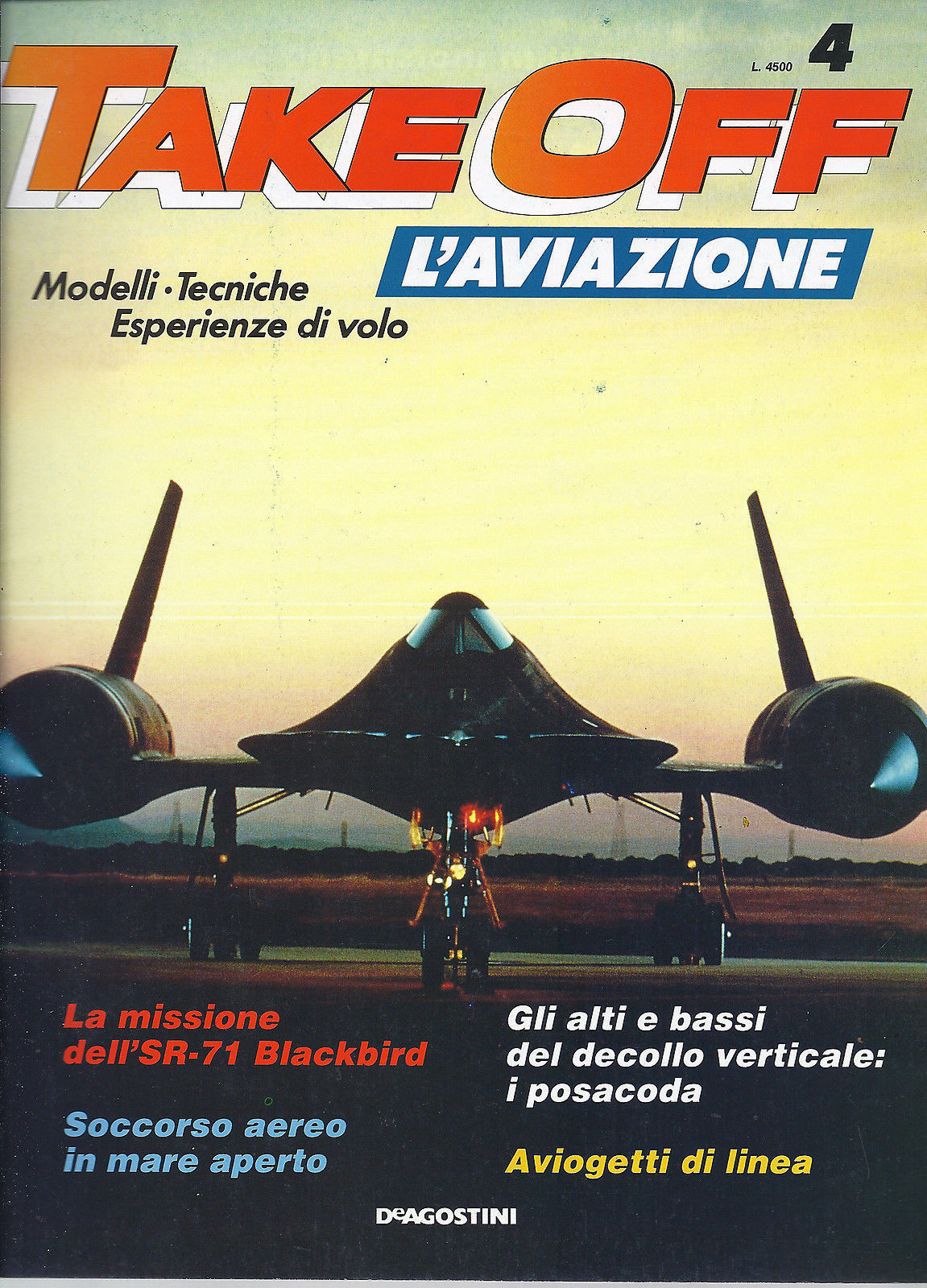 TAKE OFF  L'AVIAZIONE - fascicolo 4