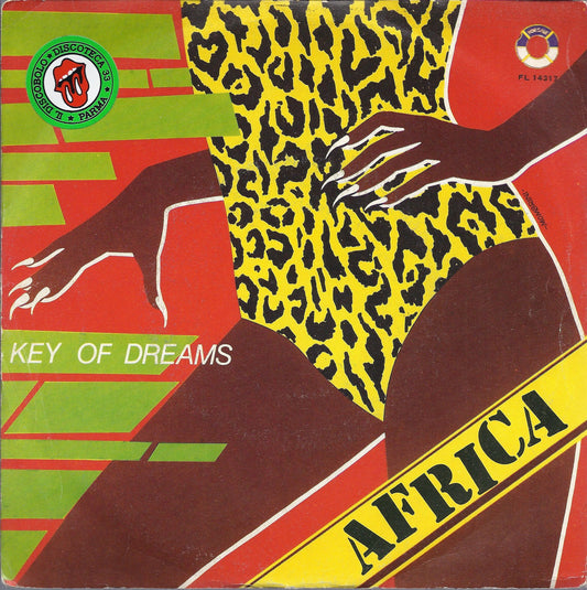 AFRICA - KEY OF DREAMS - SYNTHAJOY - THE NEW BLACKMEN - 45 GIRI